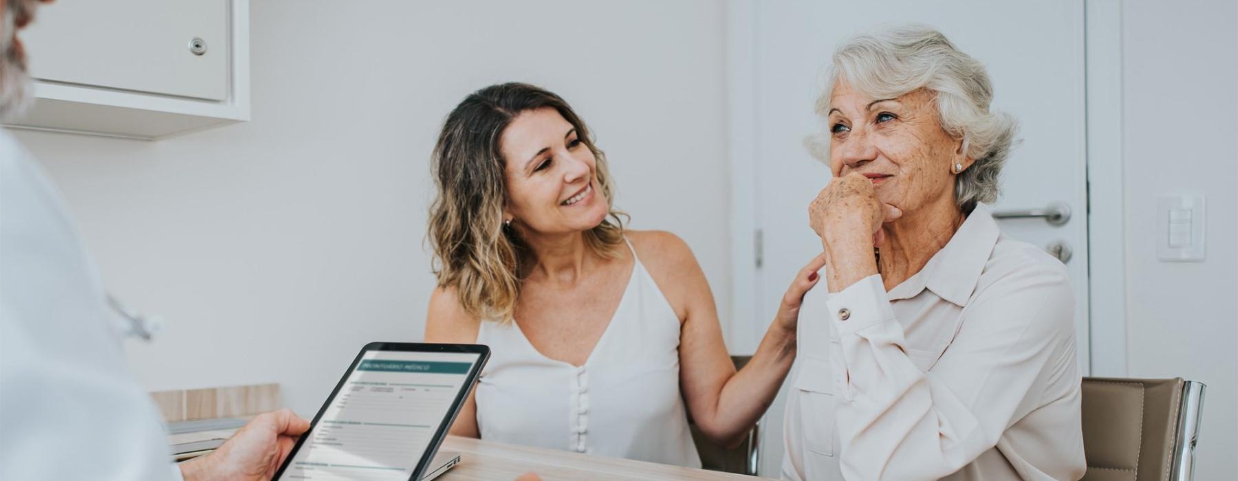 two women at the doctor